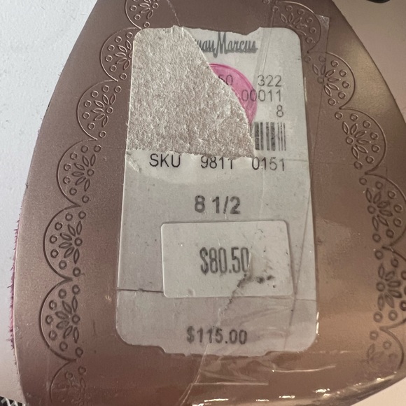 CeCe Lamour Purple Velvet Bow stilettos - Picture 5 of 6